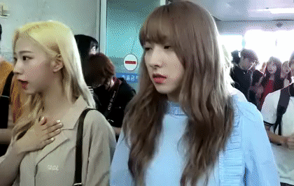 우주소녀 인천공항 움짤 | 인스티즈