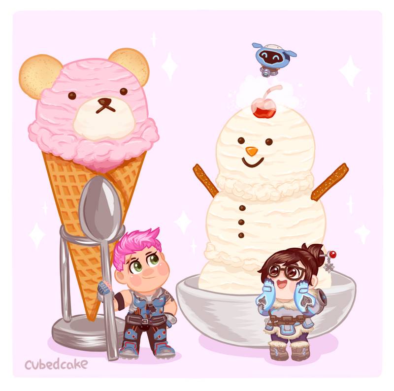 오버워치 캐릭터&푸드 조합 | 인스티즈