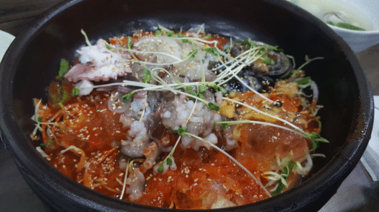 이냉치냉! 신선하고 시원한 물회 gifjpg | 인스티즈