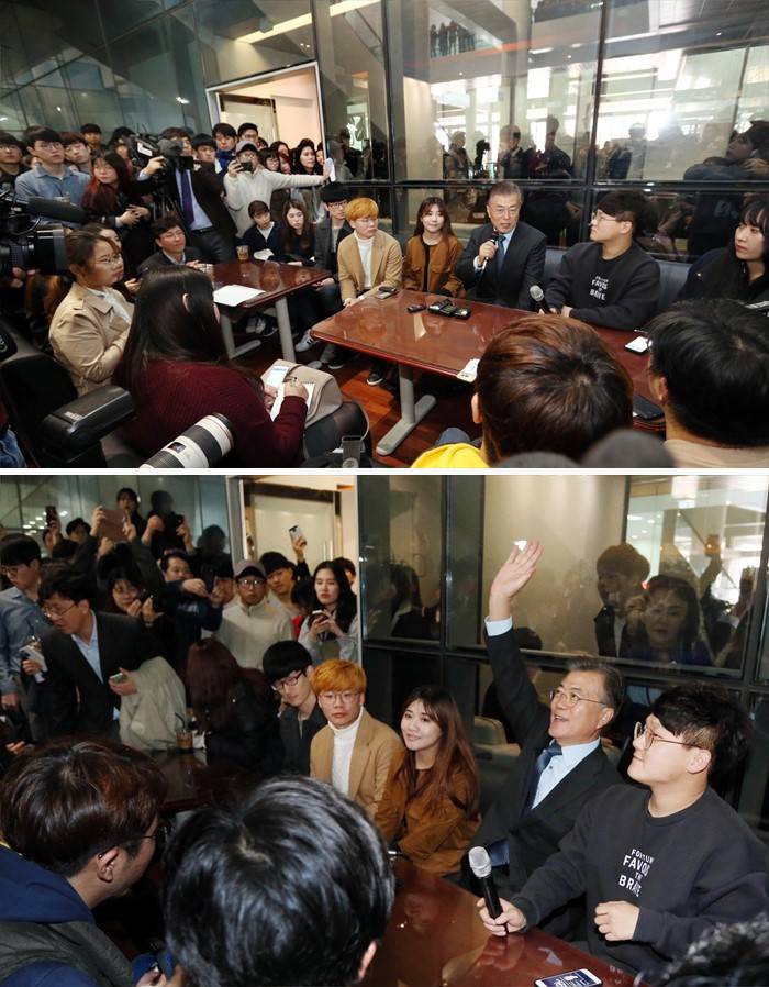 경북대를 방문한 문재인 의원 | 인스티즈