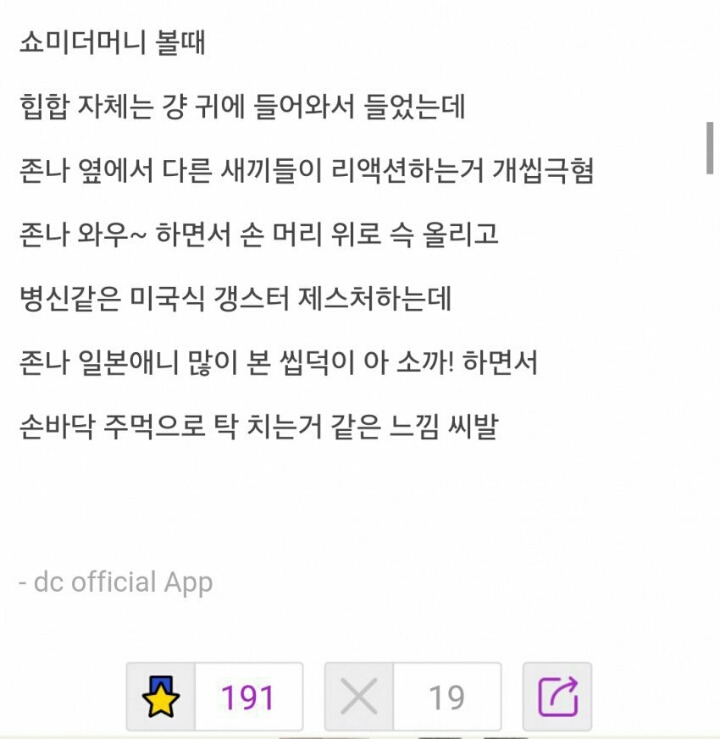 한 디시인의 쇼미더머니 싫어하는 이유 | 인스티즈