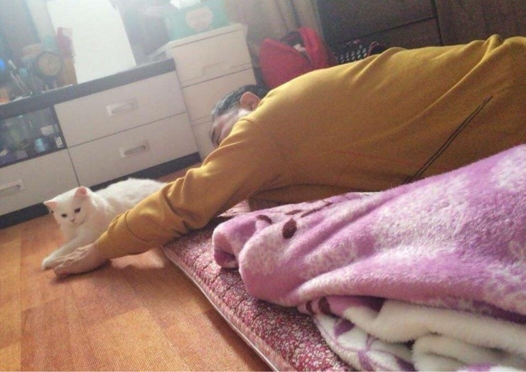 집에 고양이 데리고 오지 말라던 아부지.jpg | 인스티즈