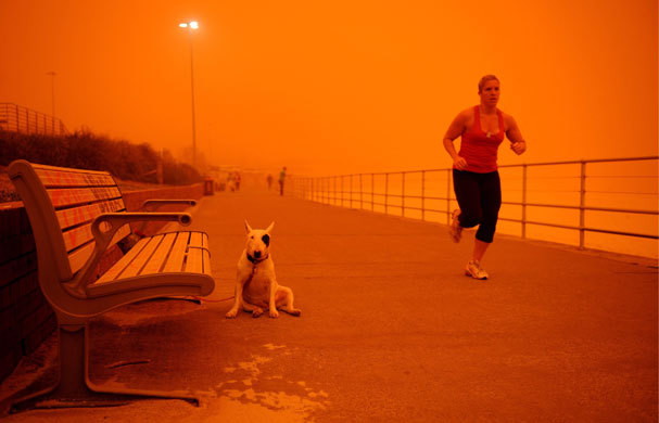 호주에서 가끔 발생한다는 먼지폭풍 | 인스티즈