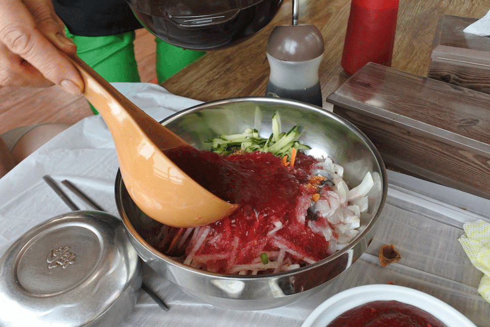 이냉치냉! 신선하고 시원한 물회 gifjpg | 인스티즈