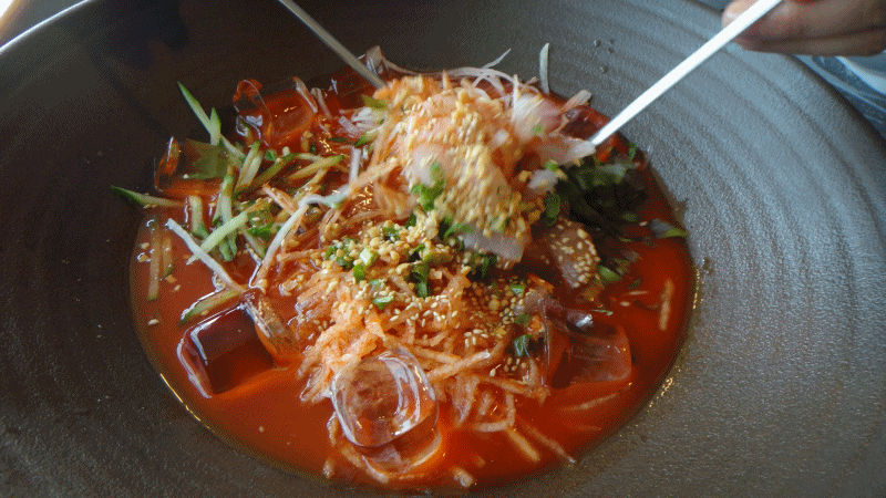 이냉치냉! 신선하고 시원한 물회 gifjpg | 인스티즈