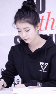 똥머리 아이유.jpgif | 인스티즈