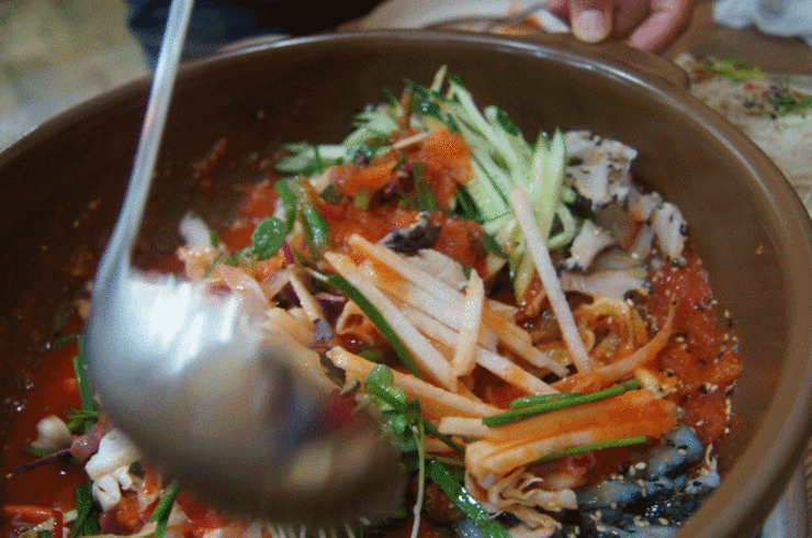 이냉치냉! 신선하고 시원한 물회 gifjpg | 인스티즈