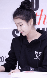 똥머리 아이유.jpgif | 인스티즈