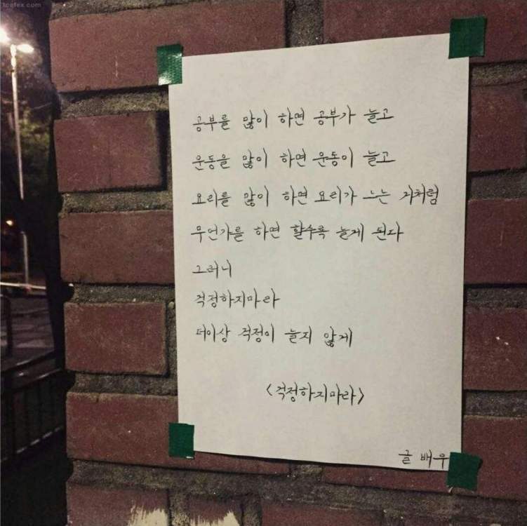 걱정하지마라 | 인스티즈