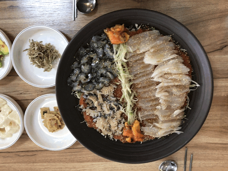 이냉치냉! 신선하고 시원한 물회 gifjpg | 인스티즈