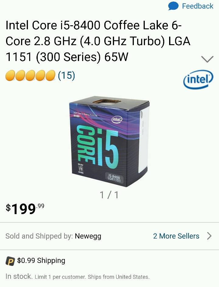 I5-8400 커피레이크 마패적용시 20만원 | 인스티즈