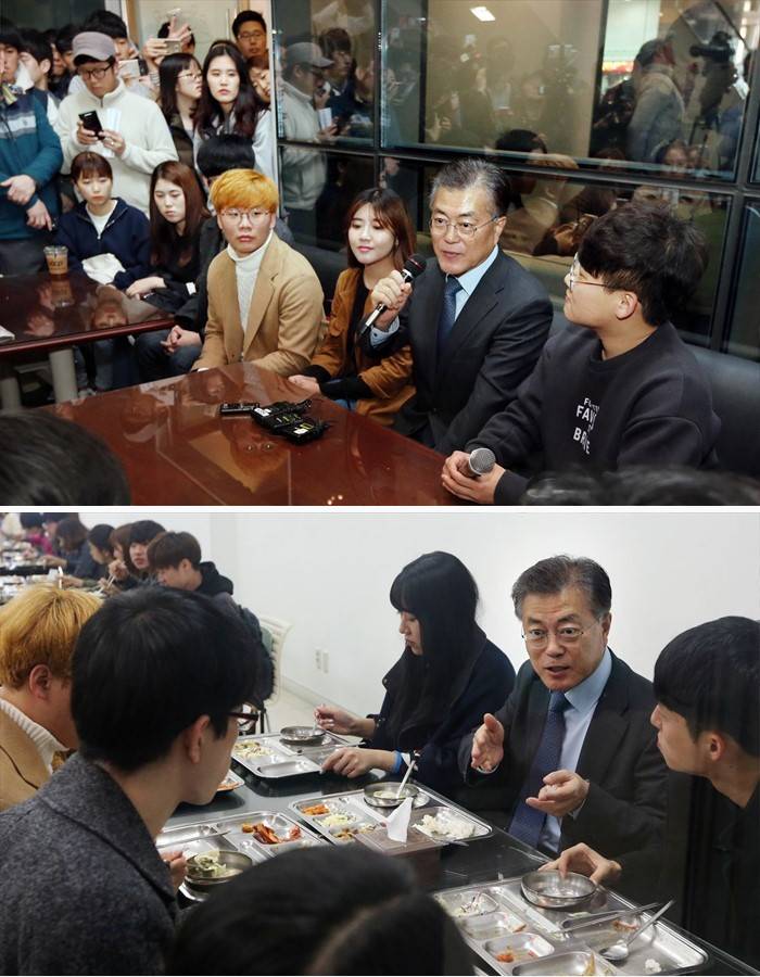 경북대를 방문한 문재인 의원 | 인스티즈