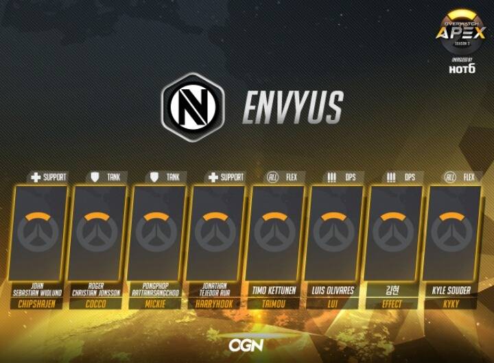 [오버워치] APEX 시즌3 팀 로스터 | 인스티즈