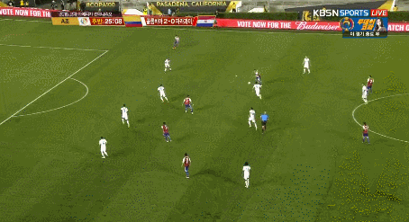 파라과이 중거리 원더골.gif | 인스티즈