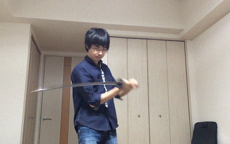 마검에 정신을 지배당한 청년.gif | 인스티즈