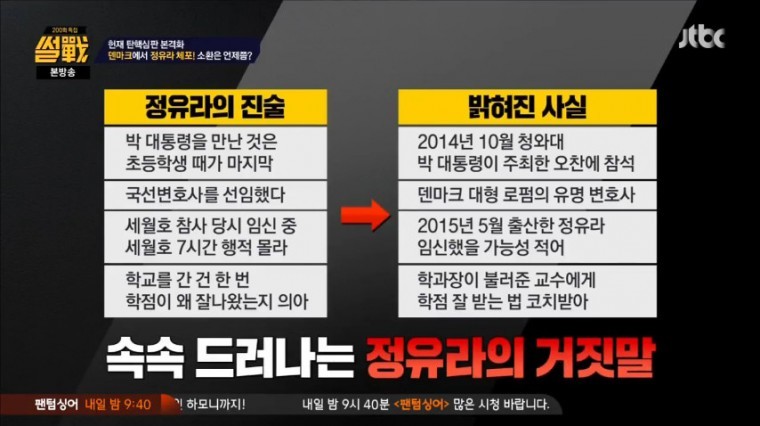 드러나는 정유라의 거짓말 | 인스티즈