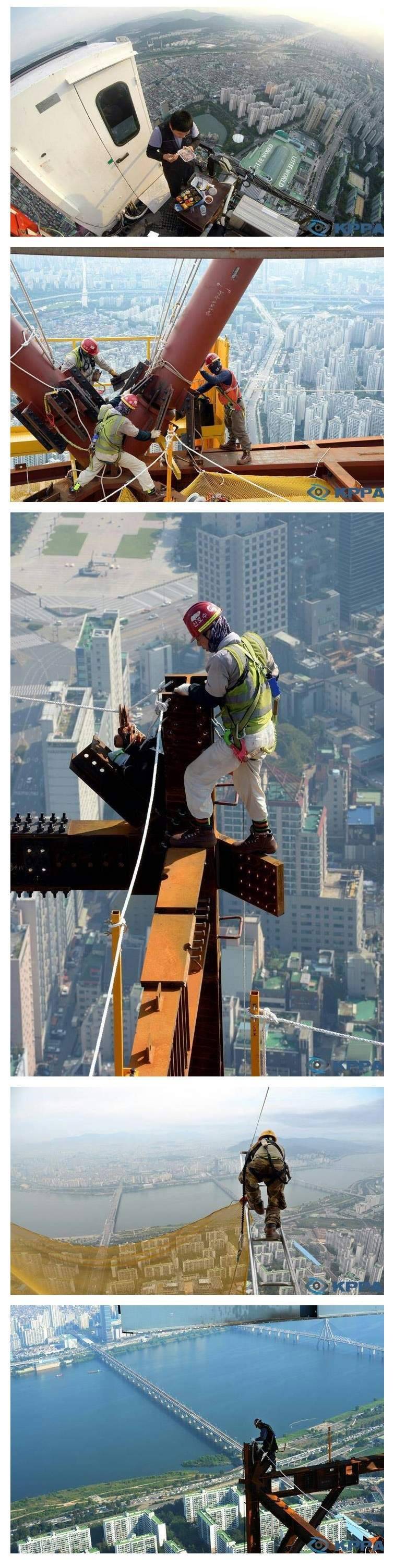 롯데월드타워 120층 공사현장 | 인스티즈