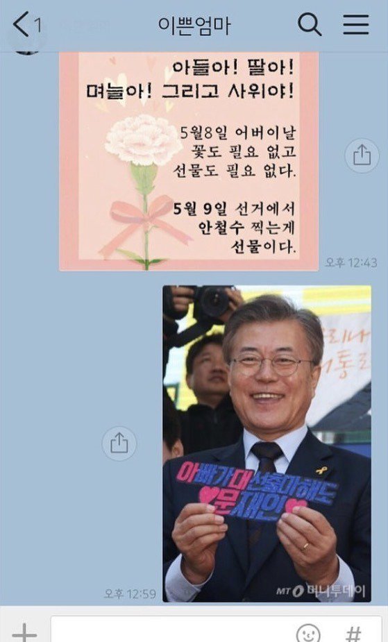  문재인 지지자의 불효 클라스 | 인스티즈