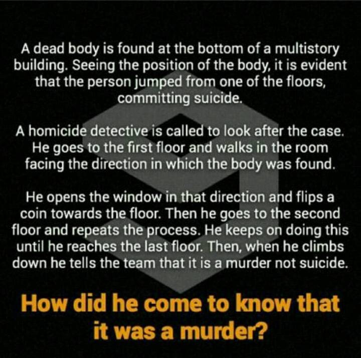 형사가 동전으로 살인사건을 확신한 이유는 무엇일까요? + 수정된걸 꼭 읽어야해 | 인스티즈