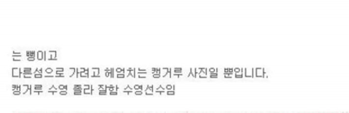 자살을 선택한 캥거루....... | 인스티즈