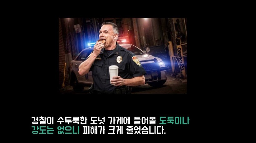 미국 경찰들이 도넛을 많이 먹는 이유.jpg | 인스티즈