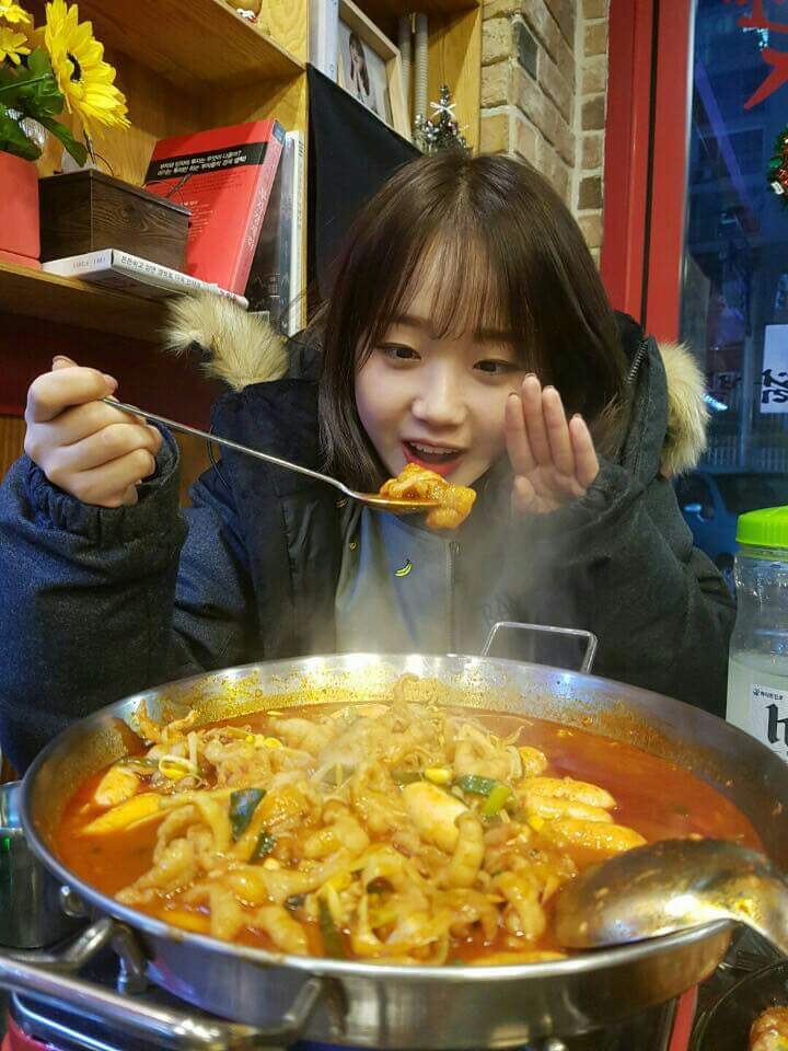 닭발 먹기전에 작별인사 하는 아이오아이 최유정 | 인스티즈