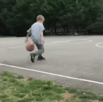 흔한 미국 꼬마의 드리블.gif | 인스티즈