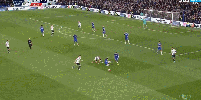 오늘자 토트넘 비매너 플레이 | 인스티즈