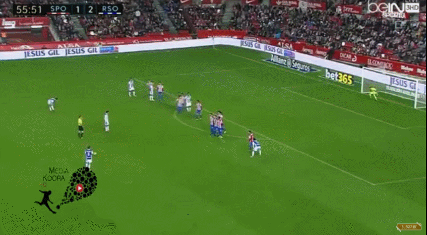 오늘자 이니고 마르티네스 미친 프리킥.gif | 인스티즈