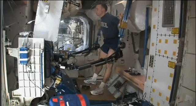 우주인의 수면과 운동하는 모습 | 인스티즈