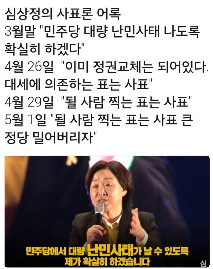 심상정의 민주당에 대한 여러 어록들... | 인스티즈