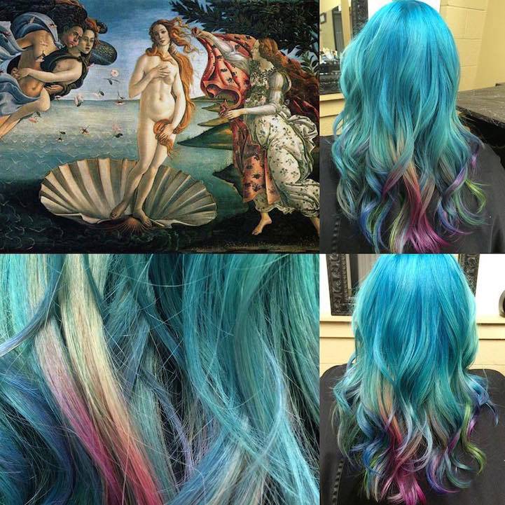 명화의 색감으로 머리카락 염색하기 | 인스티즈