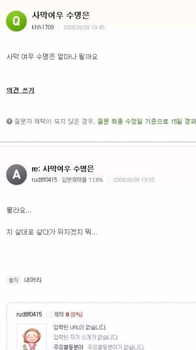 근본없는 지식인 답변 | 인스티즈