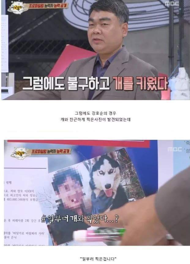 연쇄살인마 강호순이 개를 키운 이유 | 인스티즈