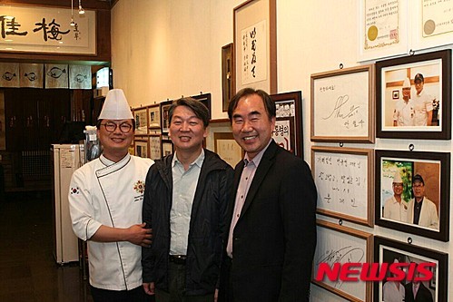 국민의당 탈당하고 천정배 지역구에 무소속출마한 김하중을 응원하는 안철수 | 인스티즈