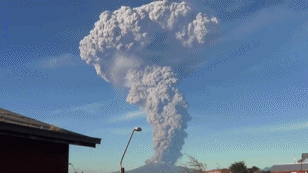 화산 폭발의 순간.gif | 인스티즈