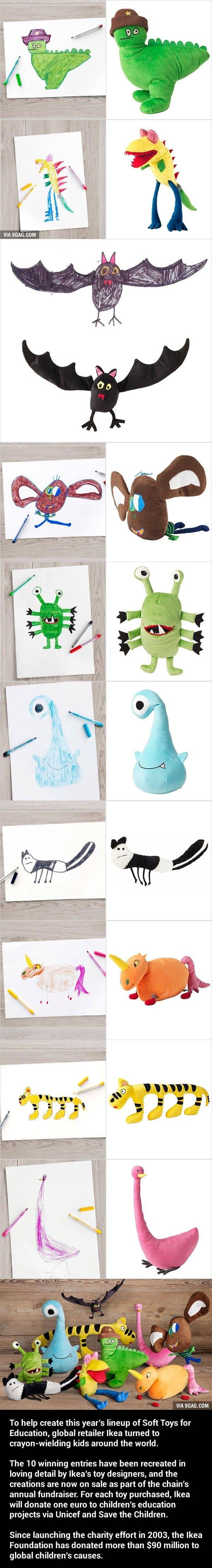 아이들의 낙서를 인형으로 | 인스티즈