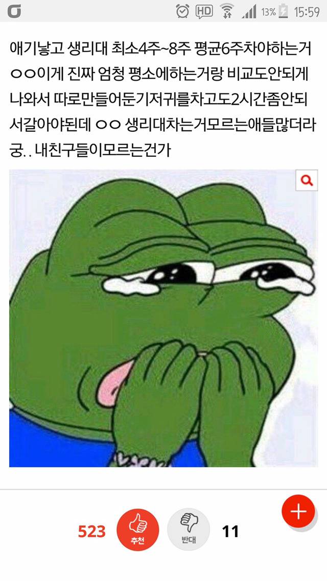 생리하기 싫으면 출산하라고 했던 새끼 나와.twt | 인스티즈
