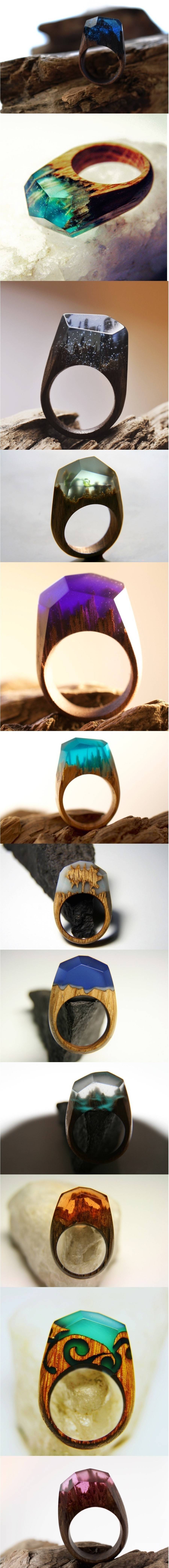 나무로 만든 반지 | 인스티즈