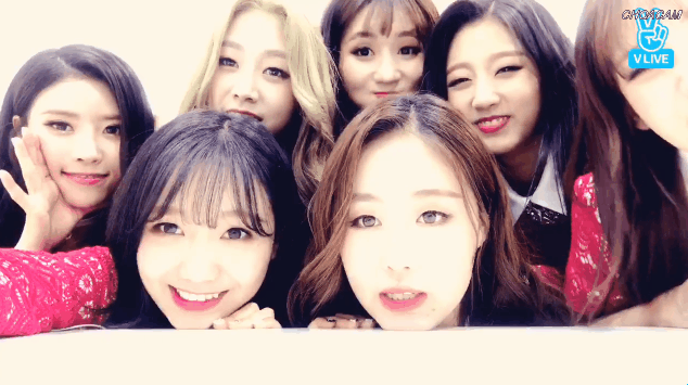 러블리즈 브이앱.gif | 인스티즈
