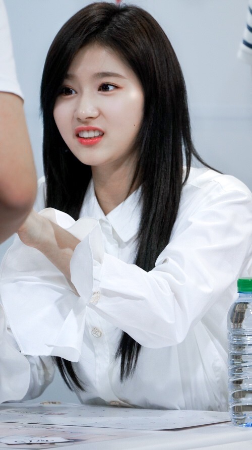 앙증맞은 사나 이목구비.gif | 인스티즈