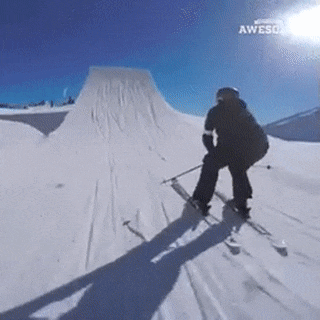 스키 점프 이상과 현실.gif | 인스티즈