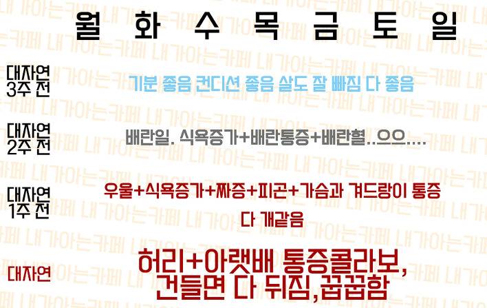 여자의 한 달 | 인스티즈