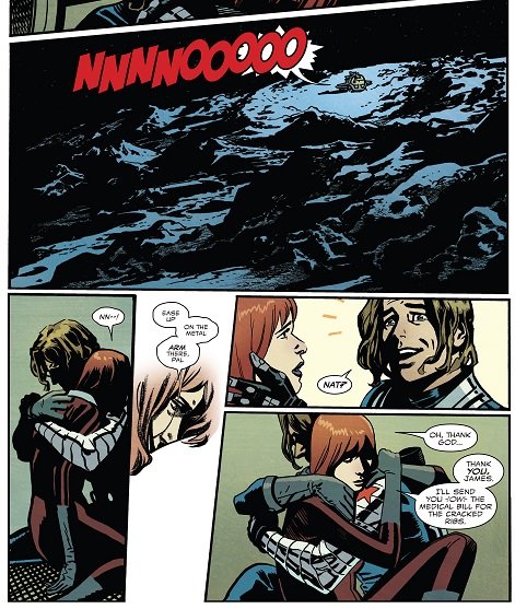 원작에서 연인인 윈터솔져와 블랙위도우 | 인스티즈