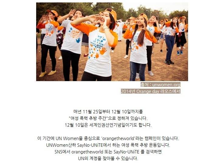 11월 25일, 세계 여성 폭력 추방의 날 | 인스티즈