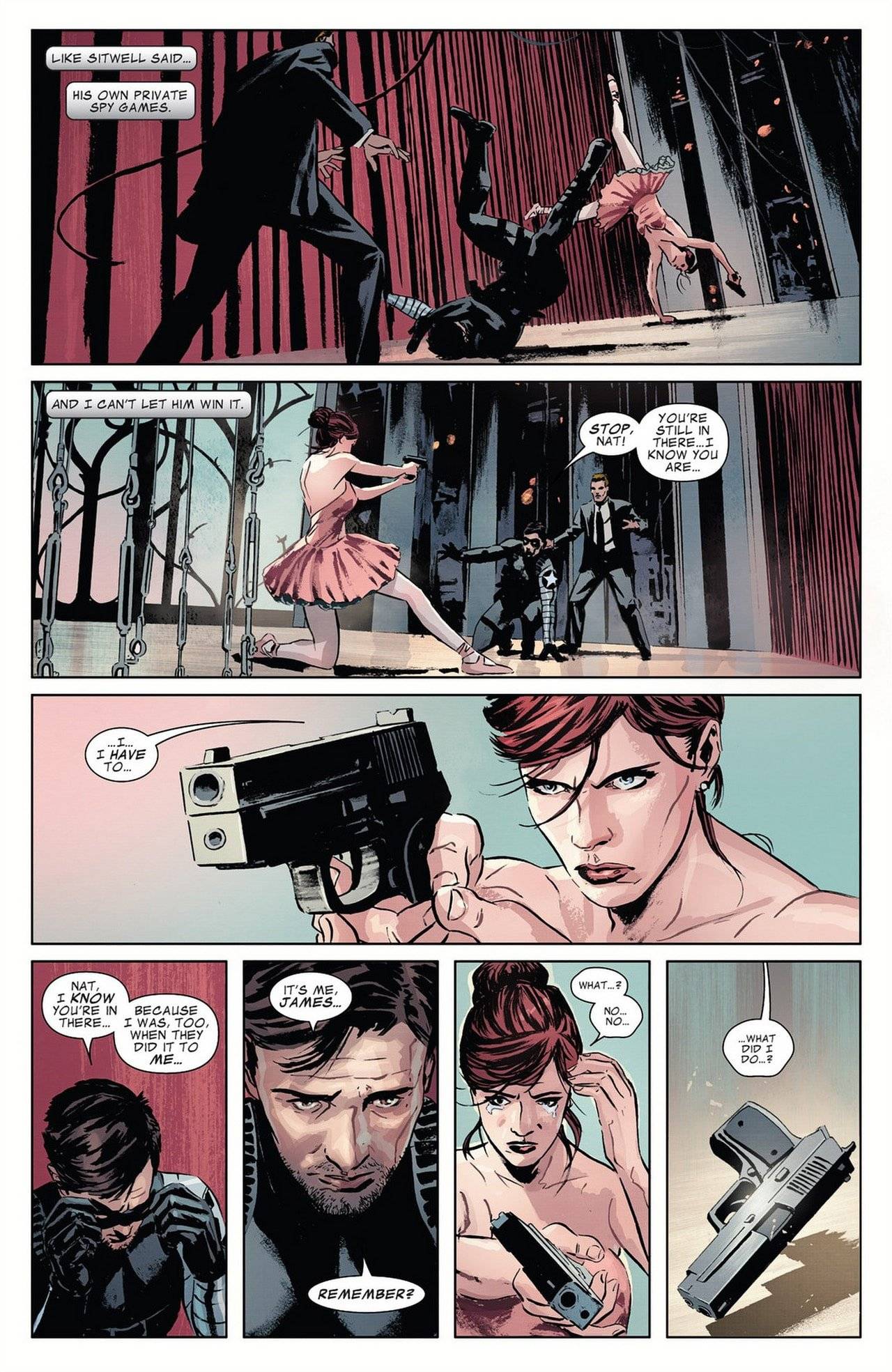 원작에서 연인인 윈터솔져와 블랙위도우 | 인스티즈