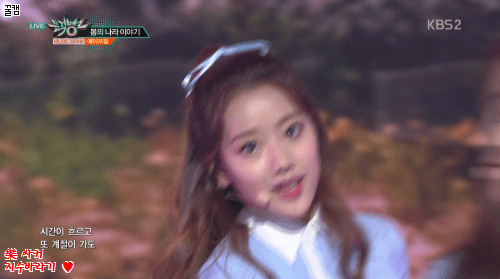 [에이프릴] 170210 뮤직뱅크 봄의 나라이야기 gif | 인스티즈