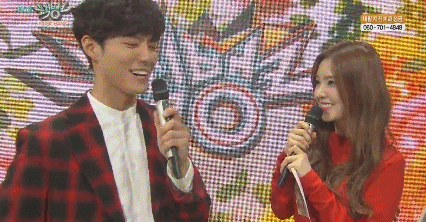 뮤뱅에서 우결찍는 박보검 아이린. gif | 인스티즈