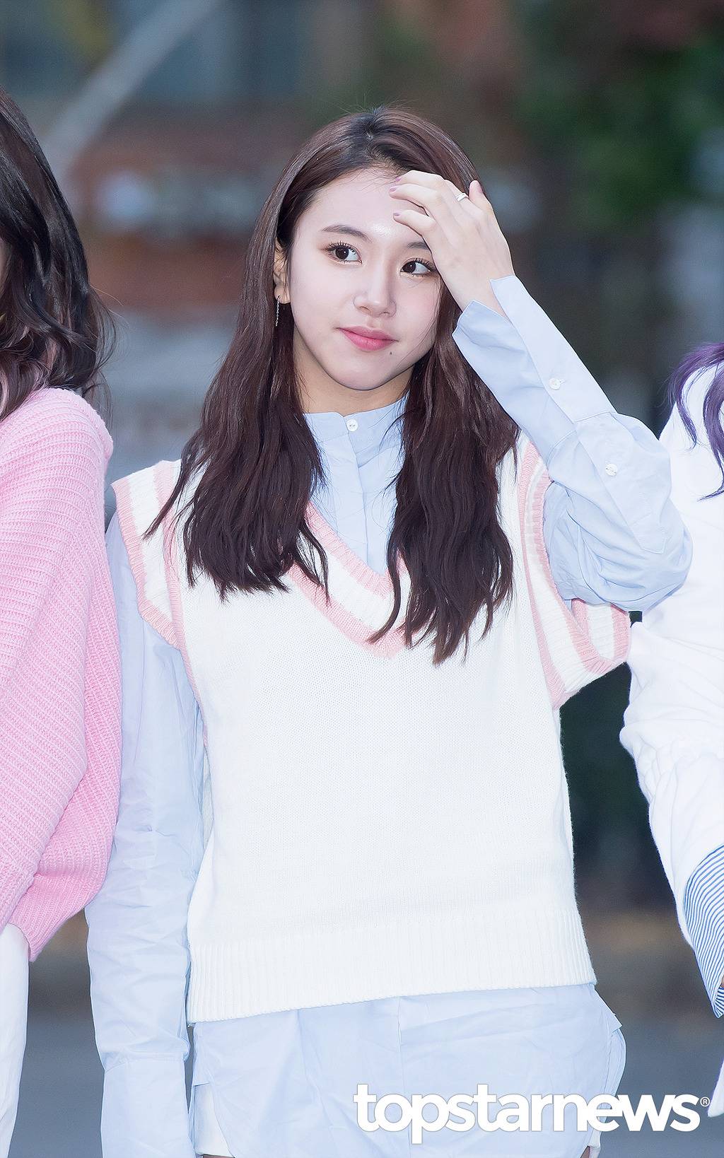 [트와이스] 뮤직뱅크 출근길 멤버들 톱스타뉴스 기사사진 | 인스티즈