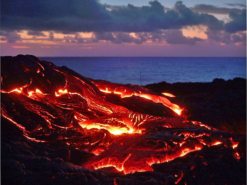 하와이의 용암폭포 | 인스티즈